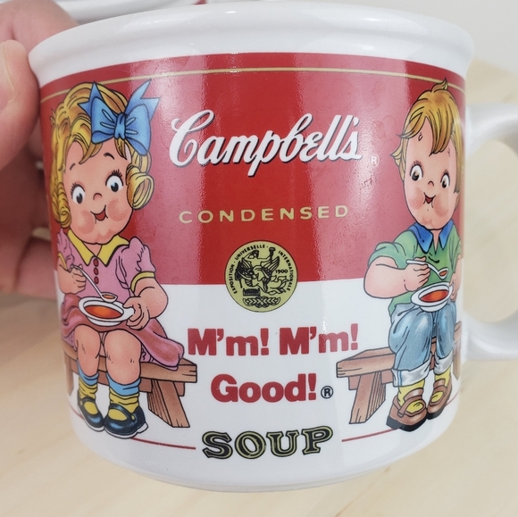 Set of 2 Vintage 1999 Campbells Soup Kids Mug Bowl ~Mm! Mm! Good! - Picture 7 of 14